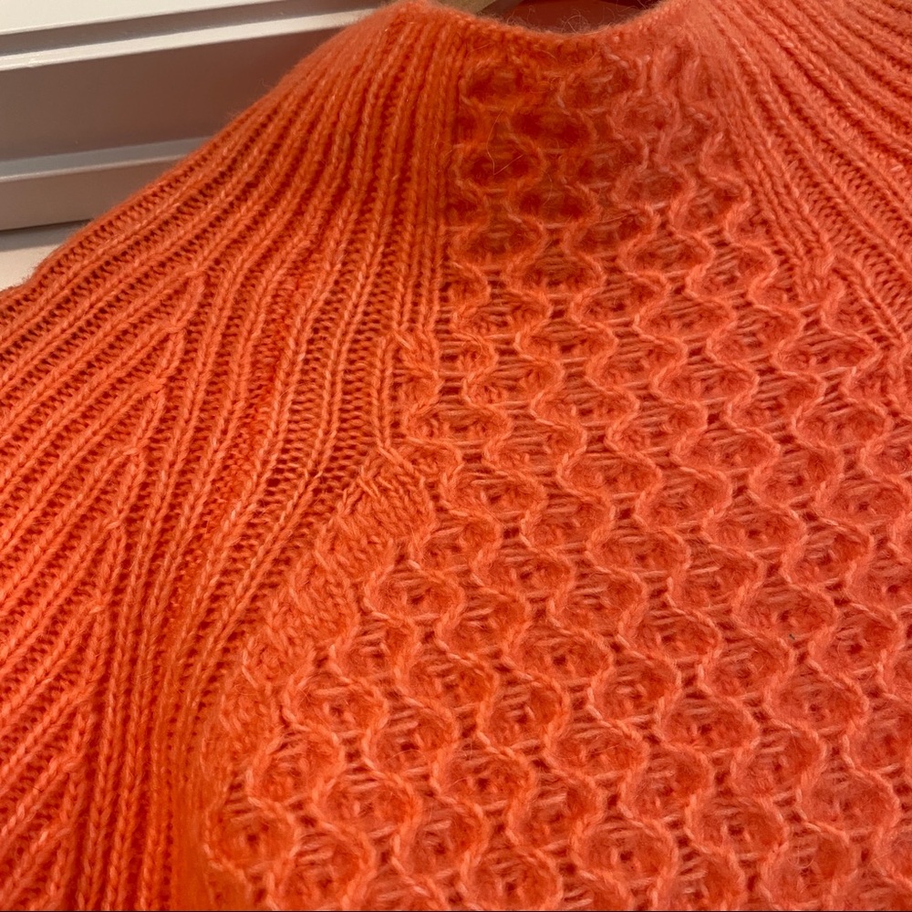 NWT Coral Anthropologie Bia Mock Neck Tunic Sweater L - Picture 7 of 8